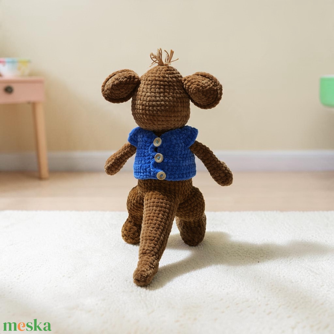 Horgolt Amigurumi zsebibaba  - játék & sport - plüssállat & játékfigura - plüss mesefigurák - Meska.hu