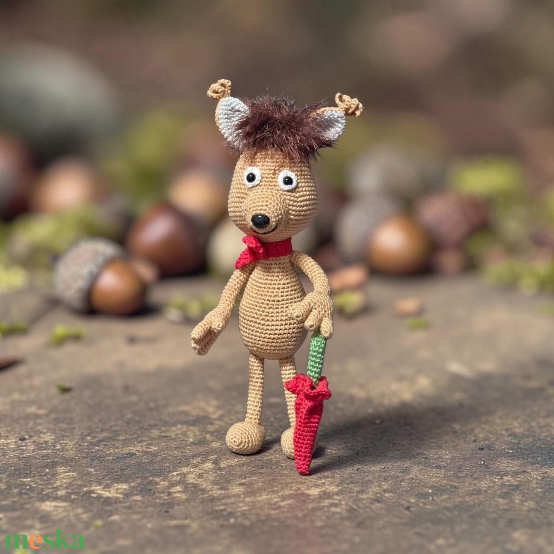 Amigurumi horgolt Mókus  - játék & sport - plüssállat & játékfigura - plüss mesefigurák - Meska.hu