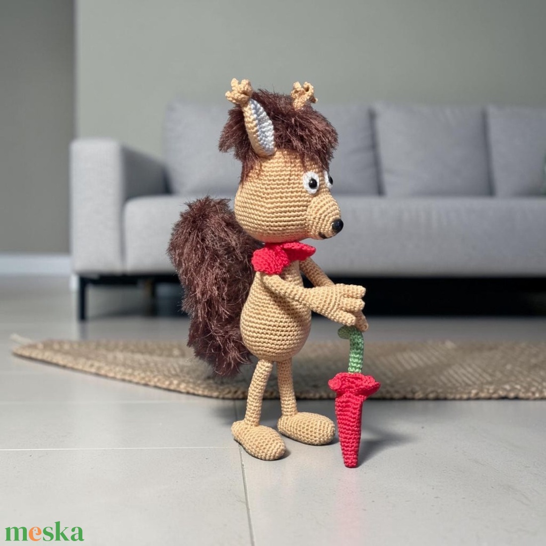 Amigurumi horgolt Mókus  - játék & sport - plüssállat & játékfigura - plüss mesefigurák - Meska.hu