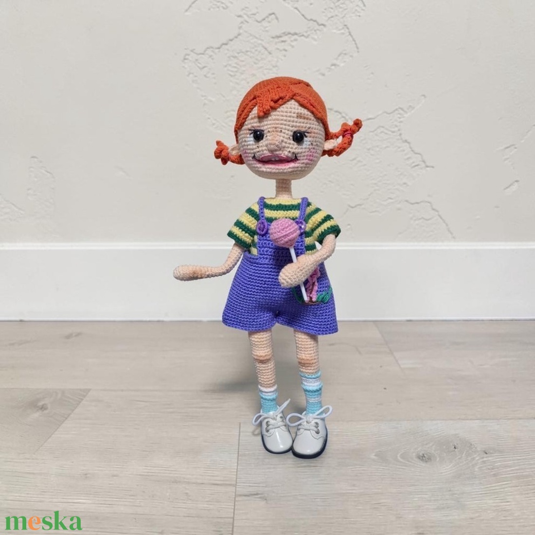 Horgolt Amigurumi Harisnyás Pippi  - játék & sport - plüssállat & játékfigura - más figura - Meska.hu