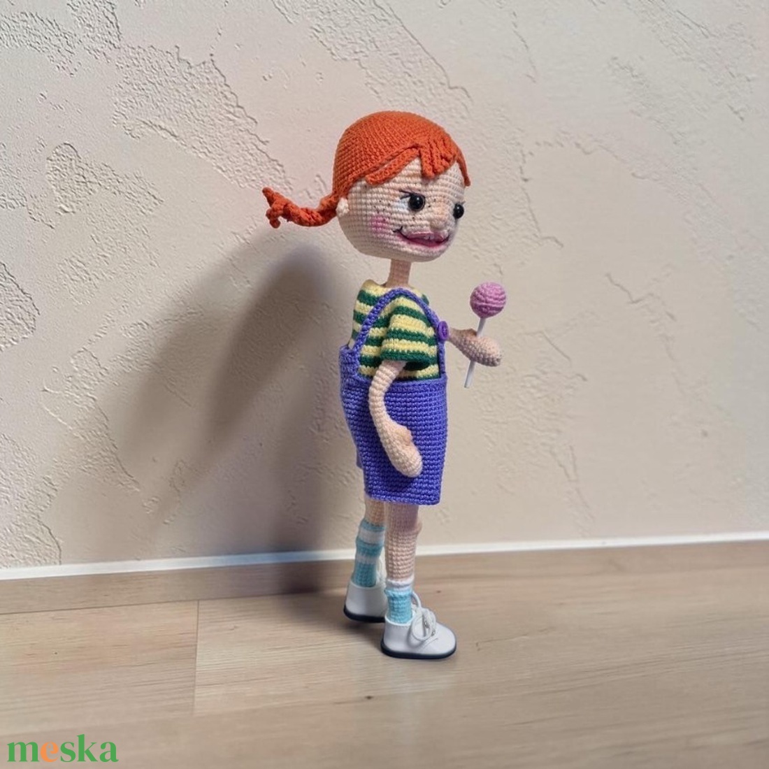 Horgolt Amigurumi Harisnyás Pippi  - játék & sport - plüssállat & játékfigura - más figura - Meska.hu