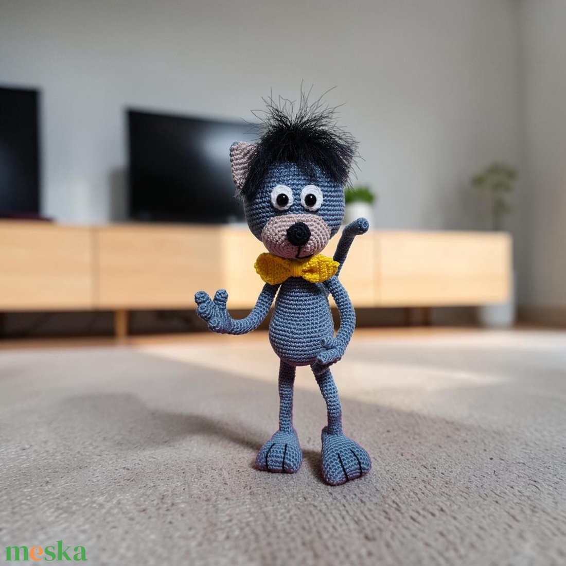 Horgolt Amigurumi Mirr-Murr  - játék & sport - plüssállat & játékfigura - plüss mesefigurák - Meska.hu