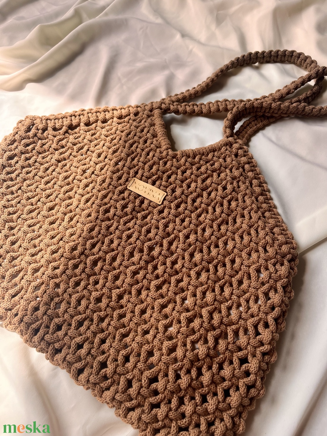 Karamell Novina - táska & tok - bevásárlás & shopper táska - shopper, textiltáska, szatyor - Meska.hu