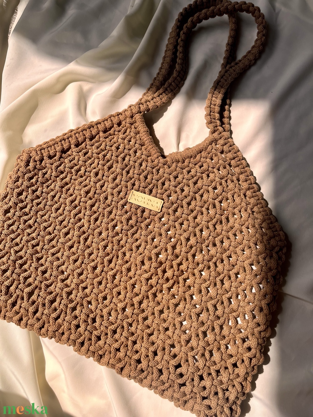 Karamell Novina - táska & tok - bevásárlás & shopper táska - shopper, textiltáska, szatyor - Meska.hu