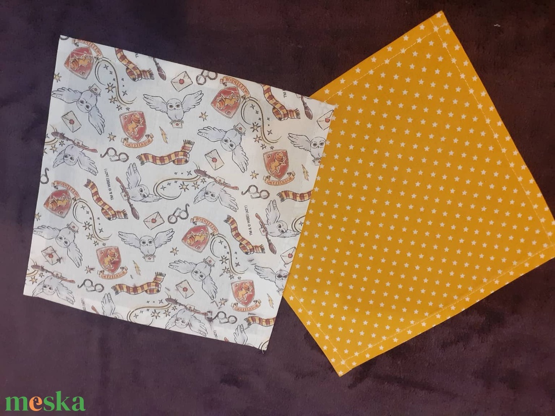 Textilzsebkendő 2 db-os Harry Potter mintával - ruha & divat - sál, sapka, kendő - kendő - Meska.hu