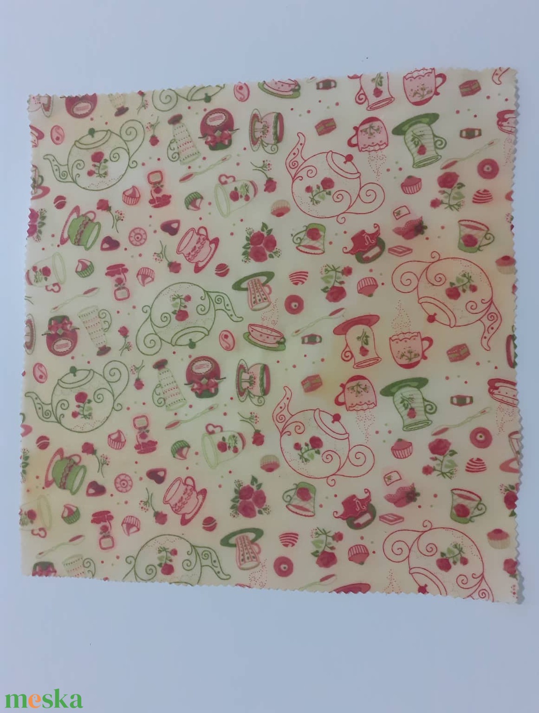 Méhviaszos kendő 30x30 cm - táska & tok - uzsonna- & ebéd tartó - szendvics csomagoló - Meska.hu