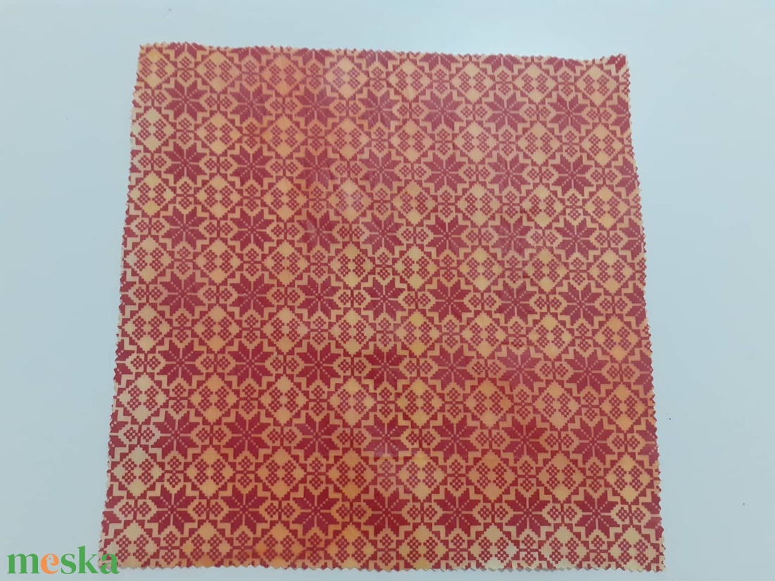 Méhviaszos kendő 30x30 cm - táska & tok - uzsonna- & ebéd tartó - szendvics csomagoló - Meska.hu