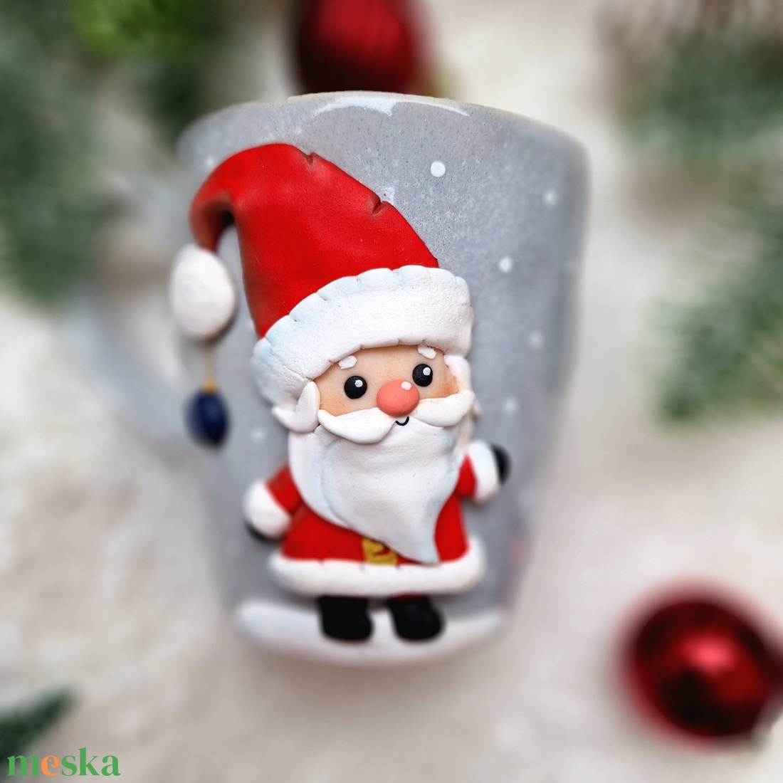Mikulásos bögre - otthon & életmód - konyhafelszerelés, tálalás - tálalás - bögre & csésze - Meska.hu
