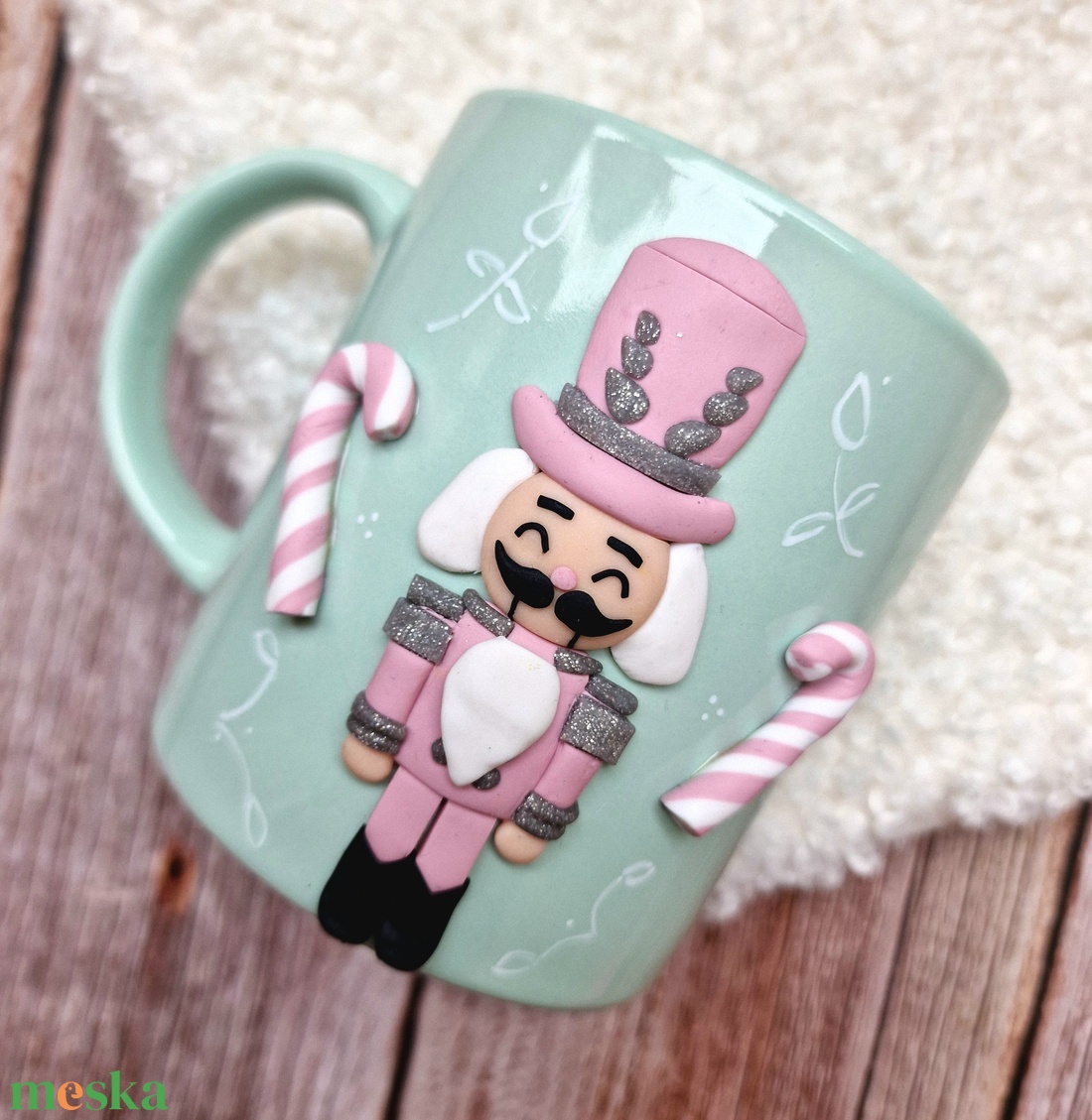 Derűs Diótörő karácsonyi bögre - Mentaálom - otthon & életmód - konyhafelszerelés, tálalás - tálalás - bögre & csésze - Meska.hu