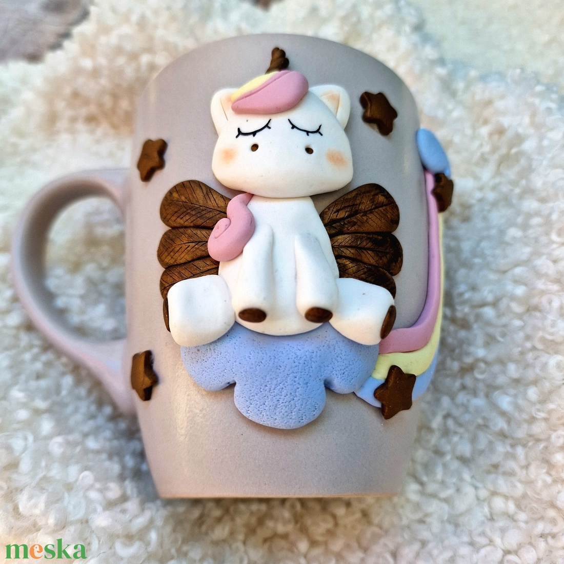 Egyszarvús bögre - otthon & életmód - konyhafelszerelés, tálalás - tálalás - bögre & csésze - Meska.hu