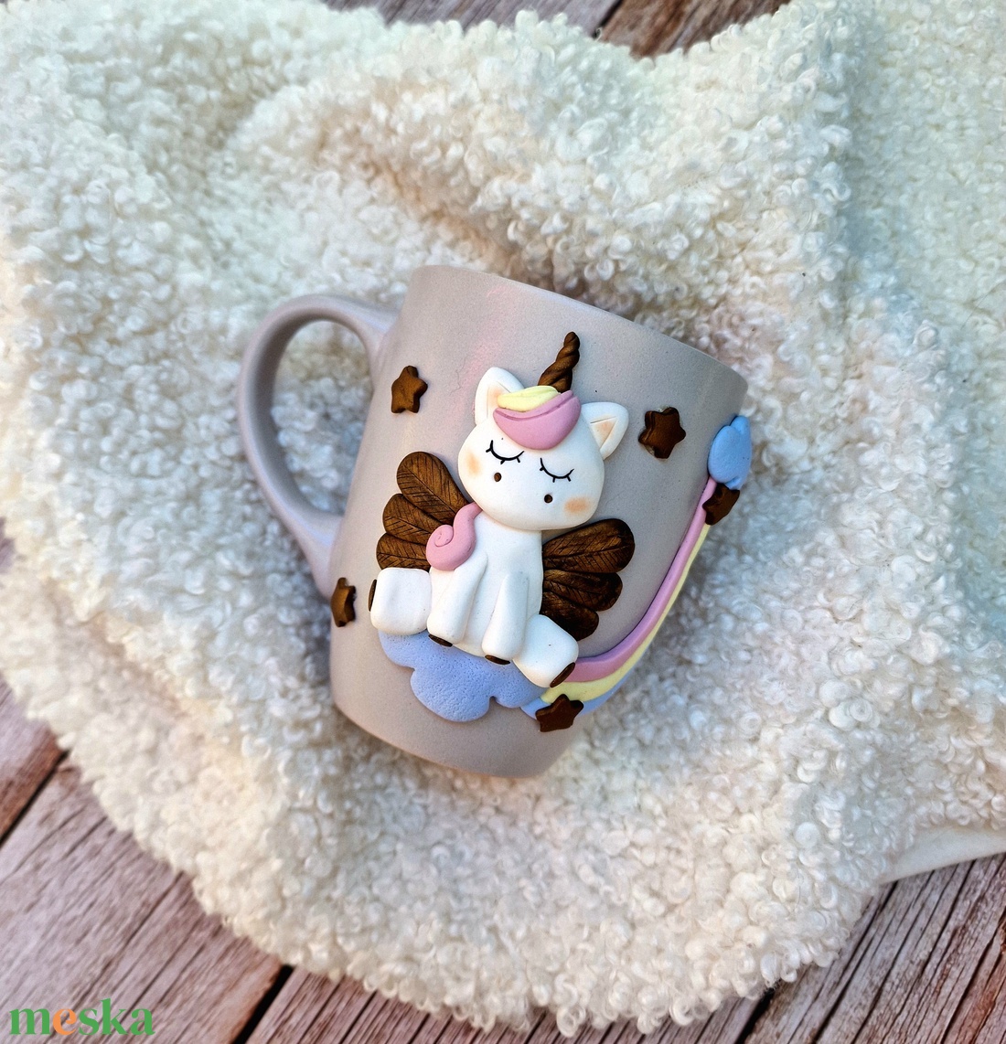 Egyszarvús bögre - otthon & életmód - konyhafelszerelés, tálalás - tálalás - bögre & csésze - Meska.hu