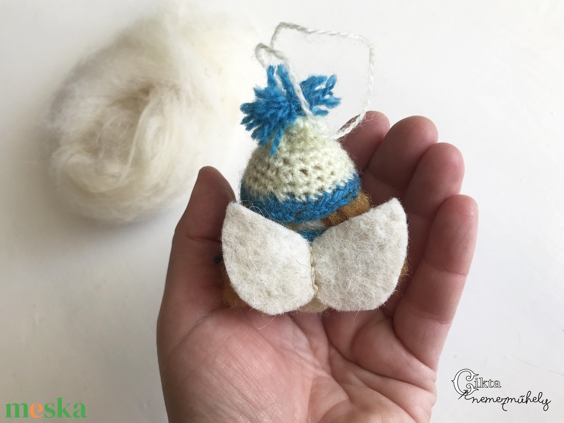 Nemezelt-horgolt angyalka - karácsony - karácsonyi lakásdekoráció - karácsonyfadíszek - Meska.hu Nemezelt-horgolt angyalka - karácsony - karácsonyi lakásdekoráció - karácsonyfadíszek - Meska.hu