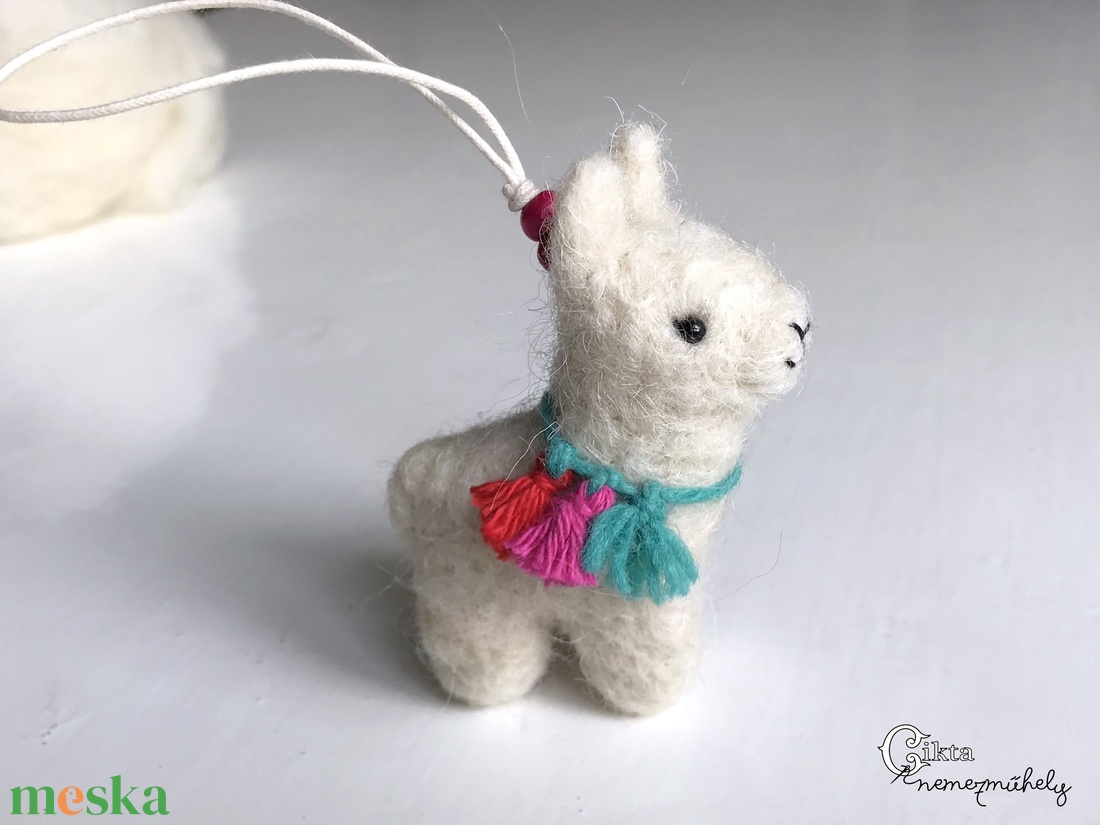 Tűnemezelt aranyos láma - játék & sport - plüssállat & játékfigura - láma - Meska.hu