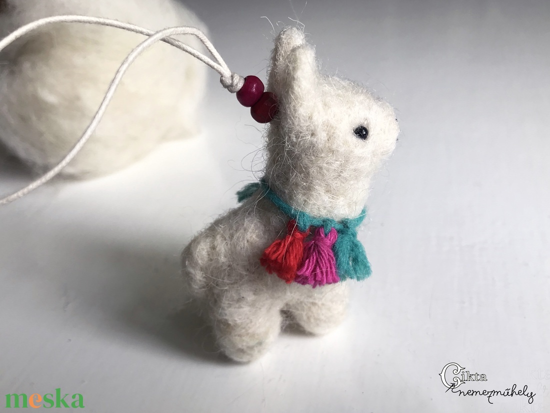 Tűnemezelt aranyos láma - játék & sport - plüssállat & játékfigura - láma - Meska.hu