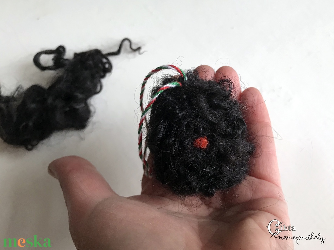 Magyar kutyafajták magyar gyapjúból - nemez puli fekete racka gyapjúból - játék & sport - plüssállat & játékfigura - kutya - Meska.hu