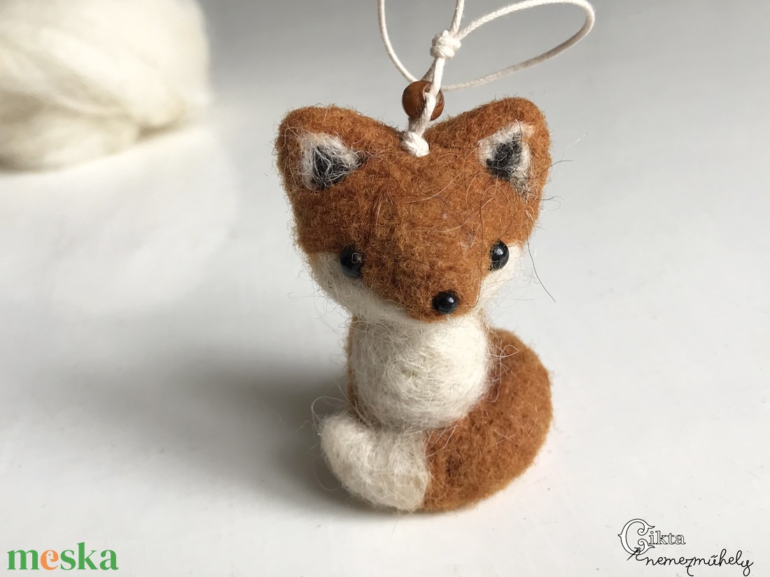 Aranyos nemez róka - játék & sport - plüssállat & játékfigura - róka - Meska.hu