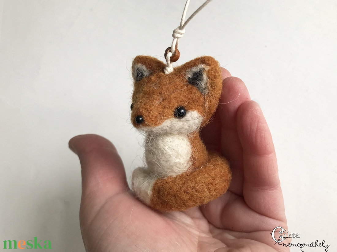 Aranyos nemez róka - játék & sport - plüssállat & játékfigura - róka - Meska.hu