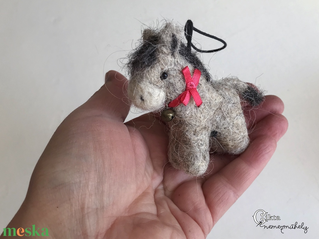 Tűnemezelt mini szamár - játék & sport - plüssállat & játékfigura - más figura - Meska.hu