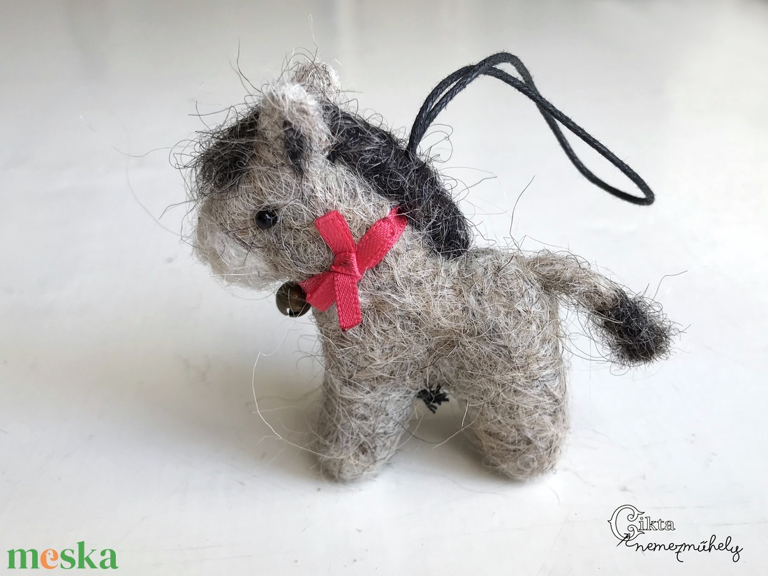 Tűnemezelt mini szamár - játék & sport - plüssállat & játékfigura - más figura - Meska.hu