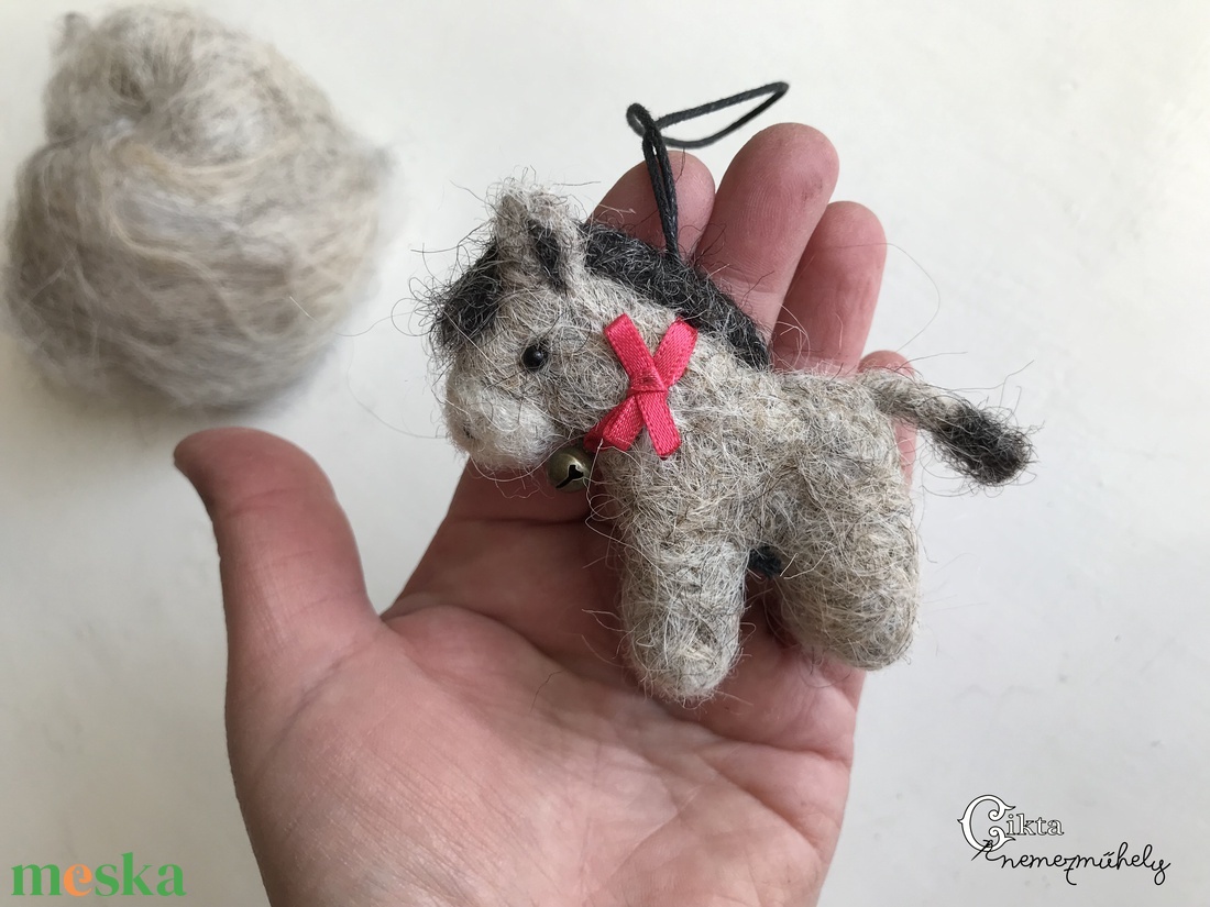 Tűnemezelt mini szamár - játék & sport - plüssállat & játékfigura - más figura - Meska.hu