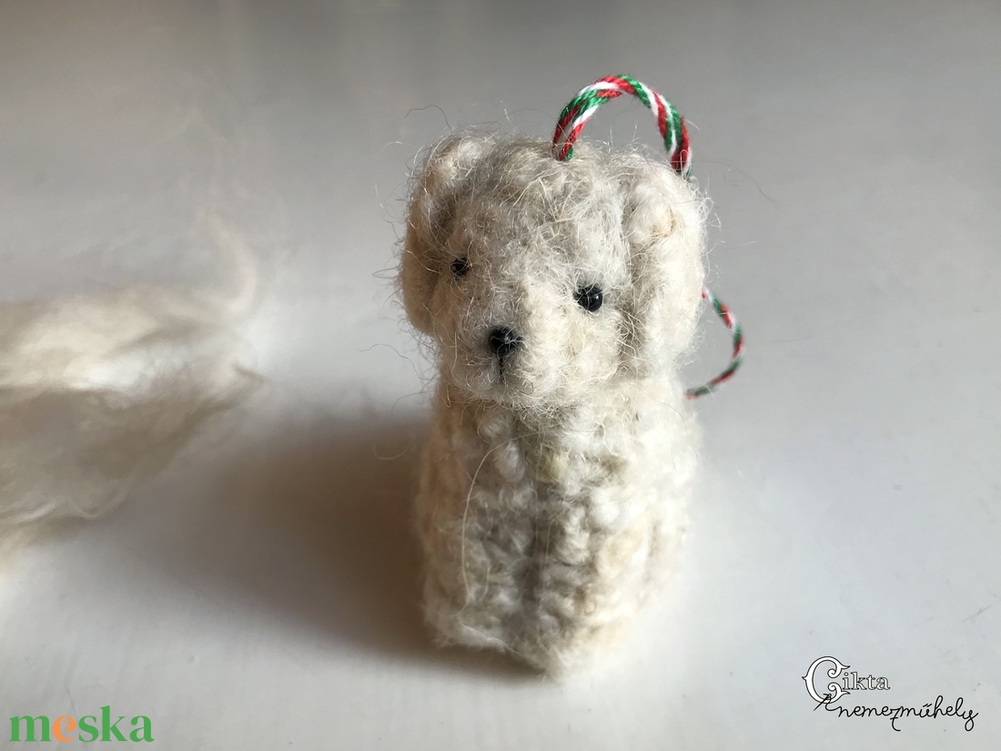 Magyar kutyafajták magyar gyapjúból - nemez kuvasz cikta gyapjúból - játék & sport - plüssállat & játékfigura - kutya - Meska.hu