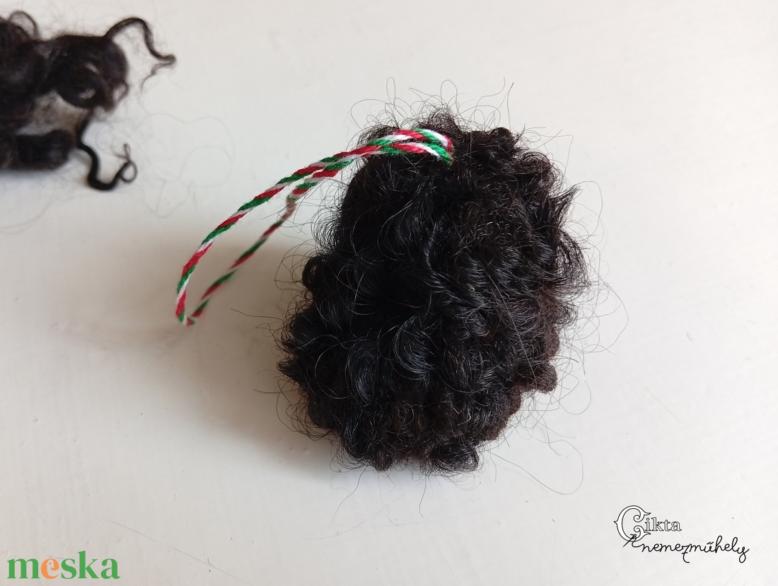 Magyar kutyafajták magyar gyapjúból - nemez puli fekete racka gyapjúból - játék & sport - plüssállat & játékfigura - kutya - Meska.hu