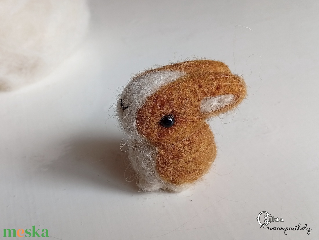 Tűnemezelt aranyos nyuszi - aranyos húsvéti dísz - játék & sport - plüssállat & játékfigura - nyuszi - Meska.hu