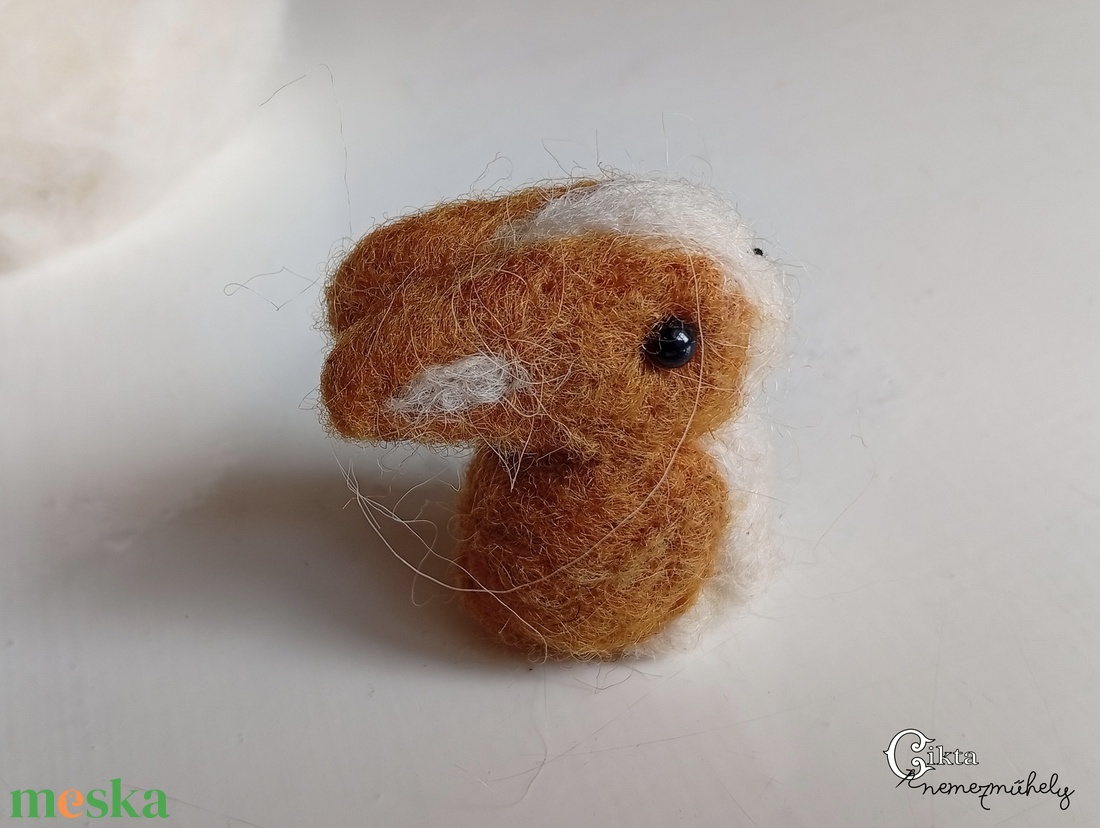 Tűnemezelt aranyos nyuszi - aranyos húsvéti dísz - játék & sport - plüssállat & játékfigura - nyuszi - Meska.hu