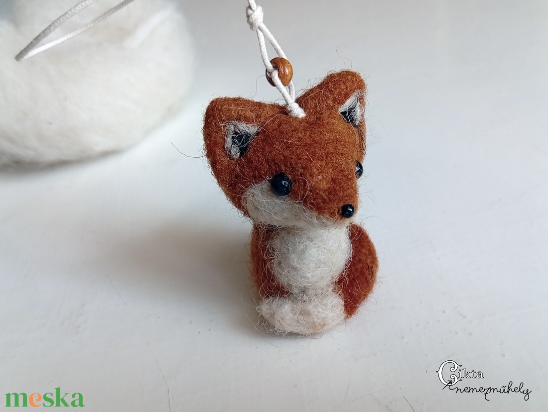 Aranyos nemez róka - játék & sport - plüssállat & játékfigura - róka - Meska.hu