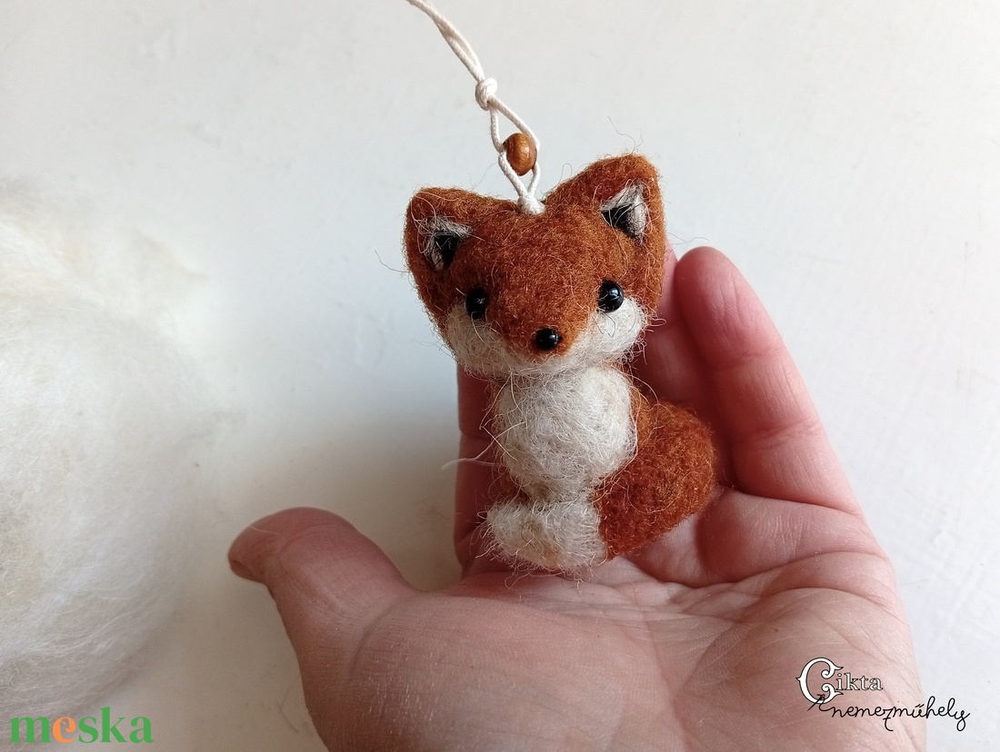 Aranyos nemez róka - játék & sport - plüssállat & játékfigura - róka - Meska.hu