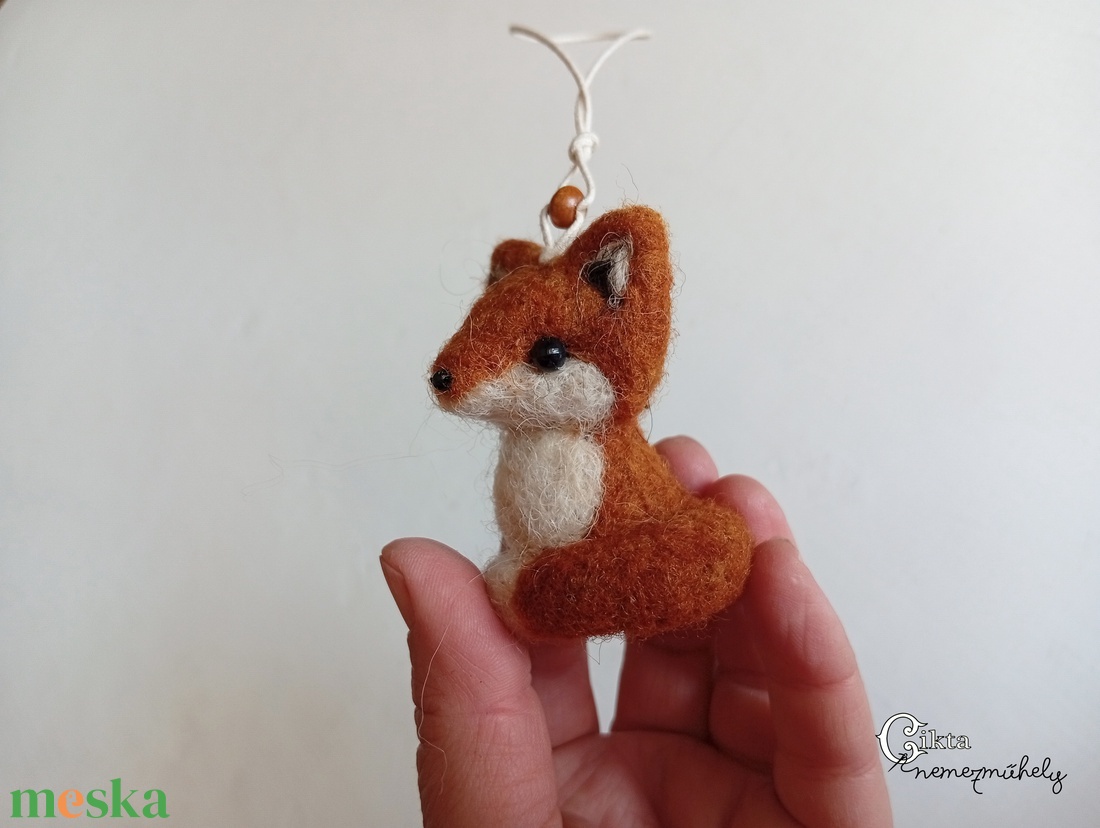 Aranyos nemez róka - játék & sport - plüssállat & játékfigura - róka - Meska.hu