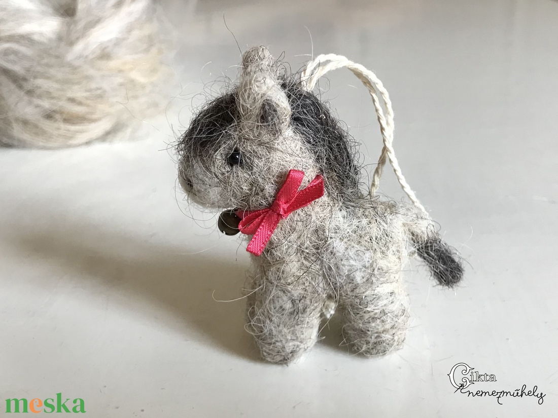 Tűnemezelt mini szamár - játék & sport - plüssállat & játékfigura - más figura - Meska.hu