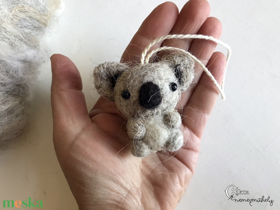 Tűnemezelt aranyos koala - játék & sport - plüssállat & játékfigura - más figura - Meska.hu