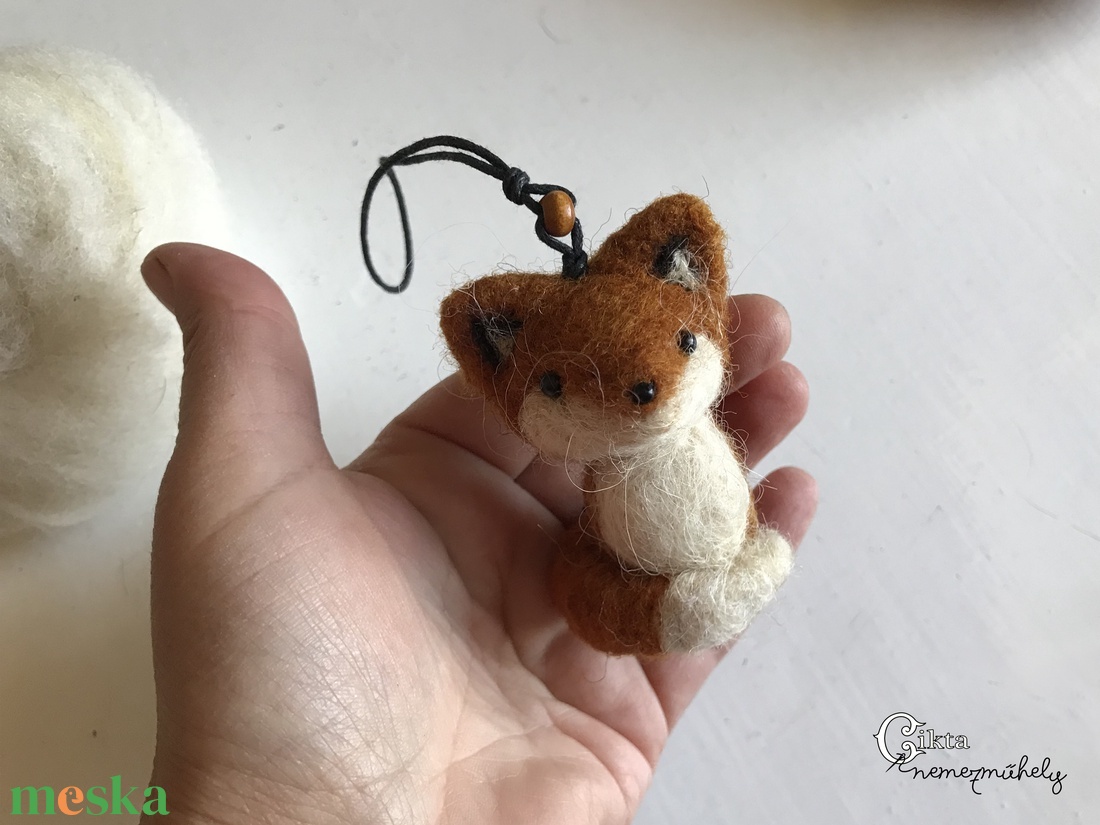 Aranyos nemez róka - játék & sport - plüssállat & játékfigura - róka - Meska.hu