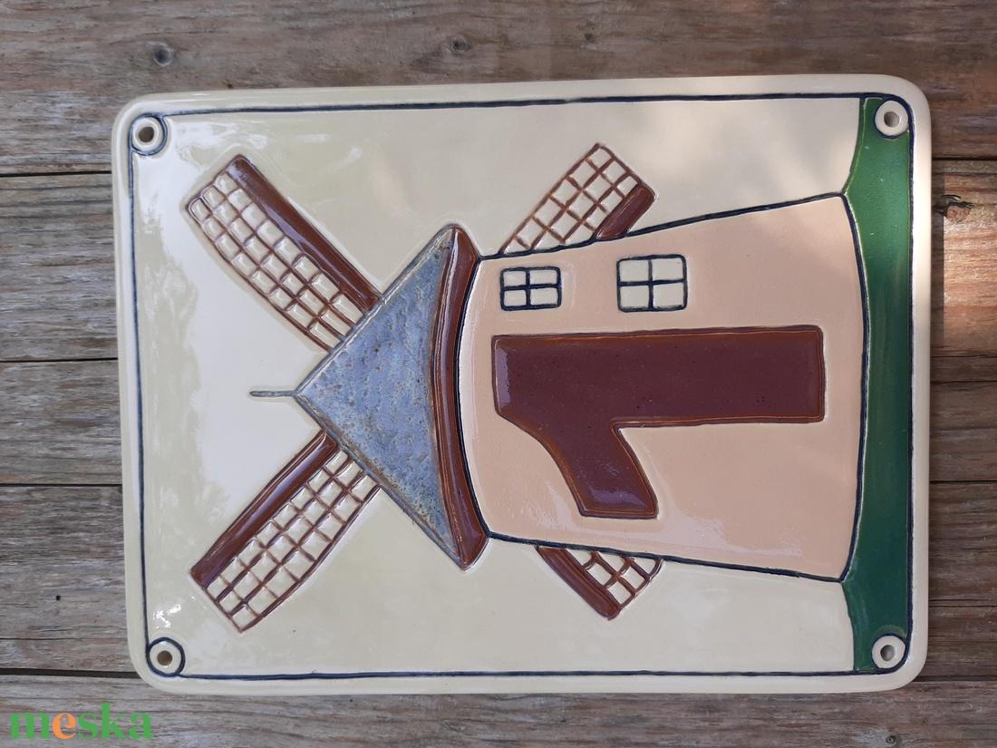 UTCATÁBLA és névtábla kerámia - otthon & életmód - ház & kert - házszám - Meska.hu