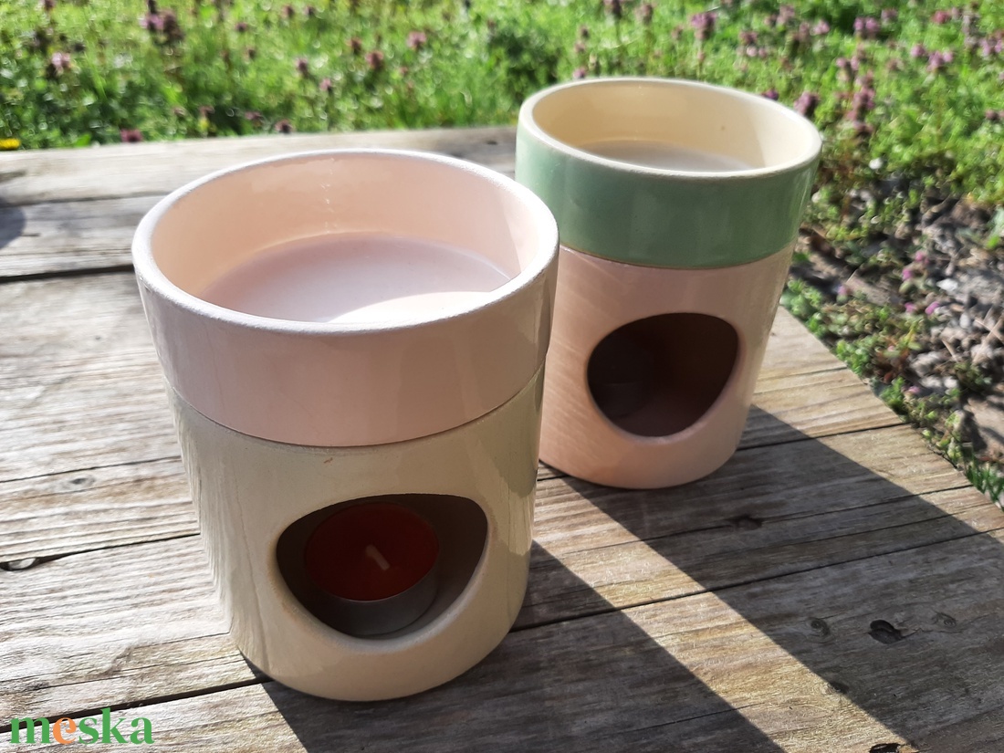 Kerámia illóolaj párologtató - otthon & életmód - gyertya, illat, aroma - párologtató - Meska.hu