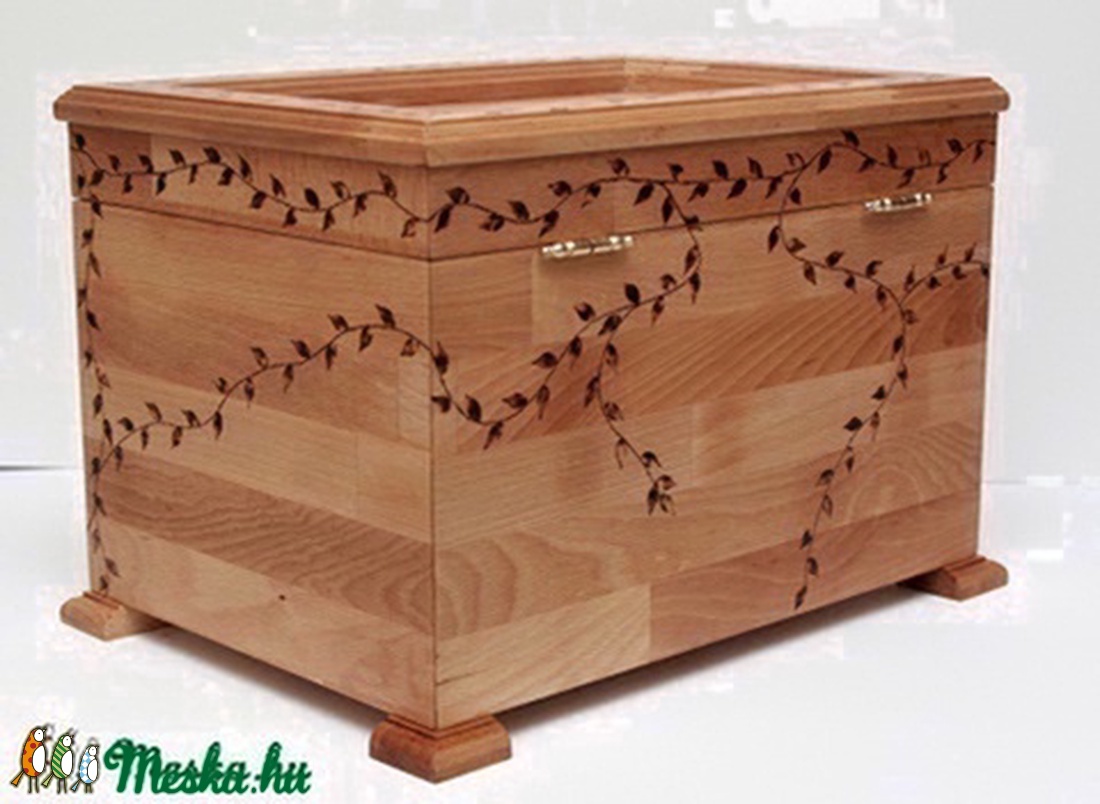 Ftrix részére lefoglalva!!!! - Esküvői láda fából szív lakattal -  - Meska.hu