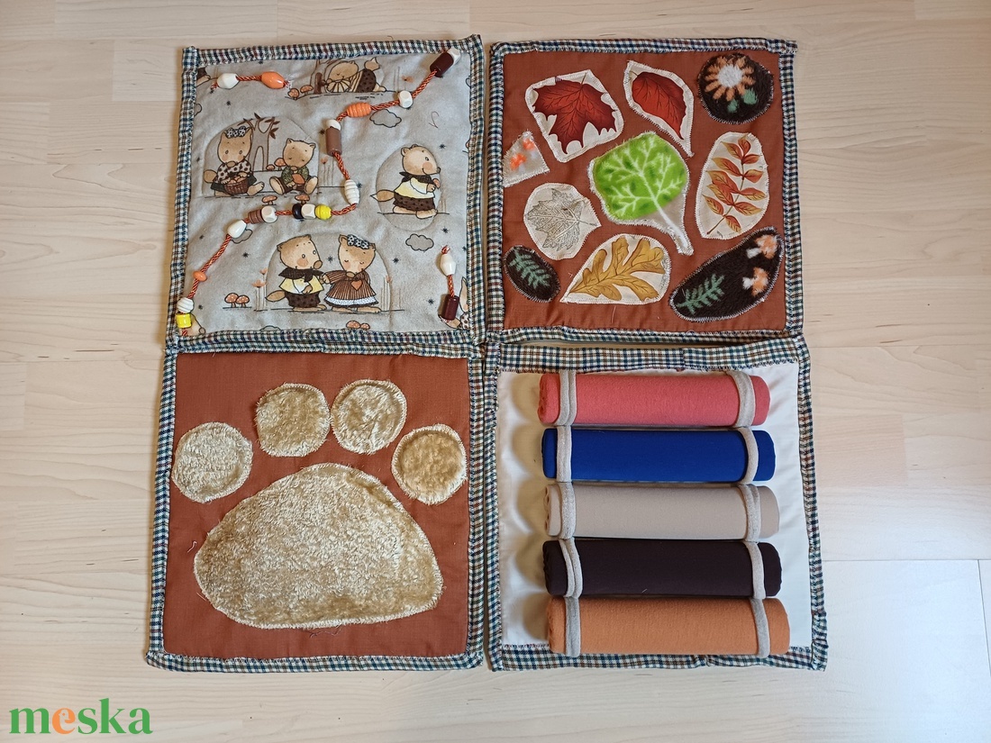 Szenzoros szőnyeg - baba - mama - baba játékok - mozgásfejlesztő játékok - Meska.hu