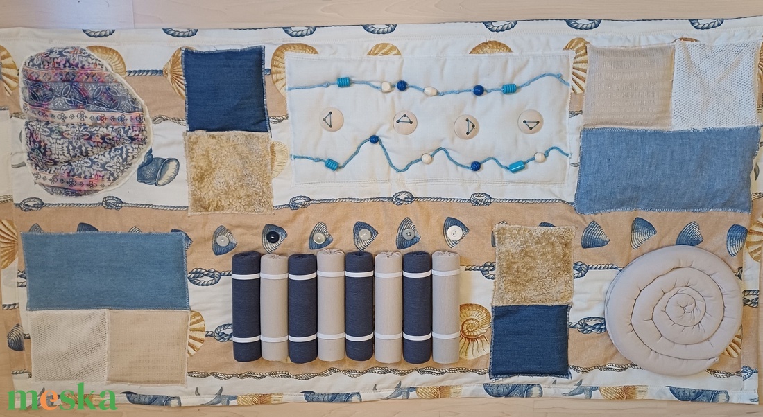 Szenzoros szőnyeg - baba - mama - baba játékok - játszószőnyeg - Meska.hu