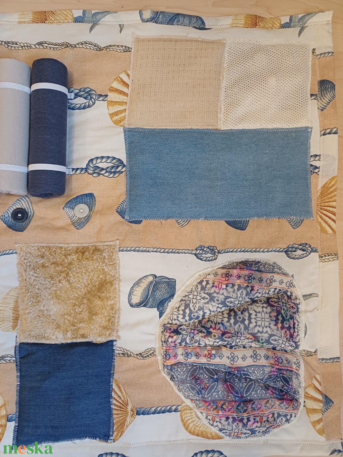 Szenzoros szőnyeg - baba - mama - baba játékok - játszószőnyeg - Meska.hu