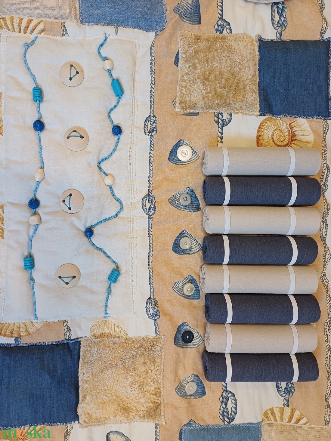 Szenzoros szőnyeg - baba - mama - baba játékok - játszószőnyeg - Meska.hu