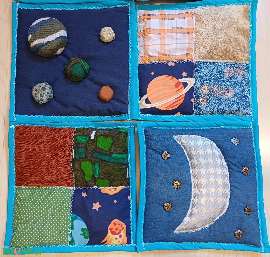 Szenzoros szőnyeg - baba - mama - baba játékok - játszószőnyeg - Meska.hu