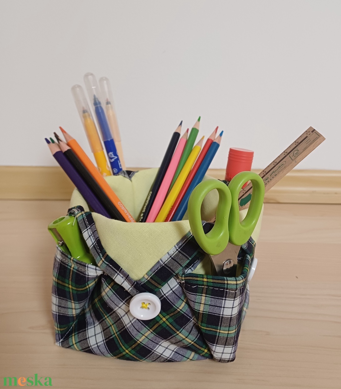 Textil tárolókosár - otthon & életmód - tárolás & rendszerezés - tárolókosár - Meska.hu