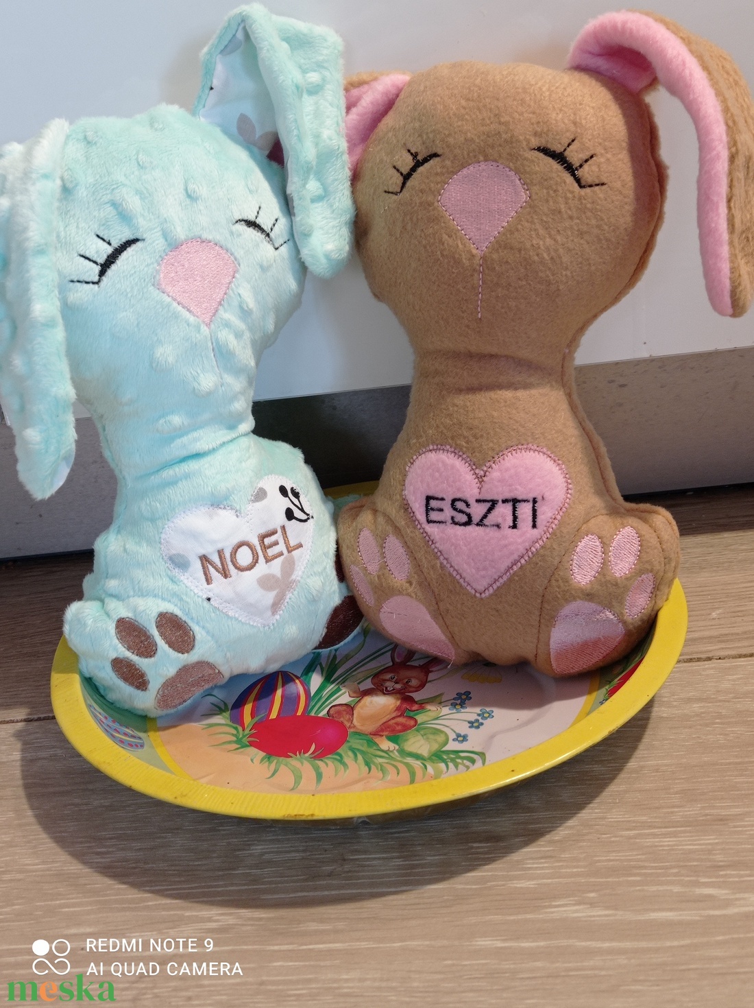 Cuki nyuszi plüss  - játék & sport - plüssállat & játékfigura - nyuszi - Meska.hu