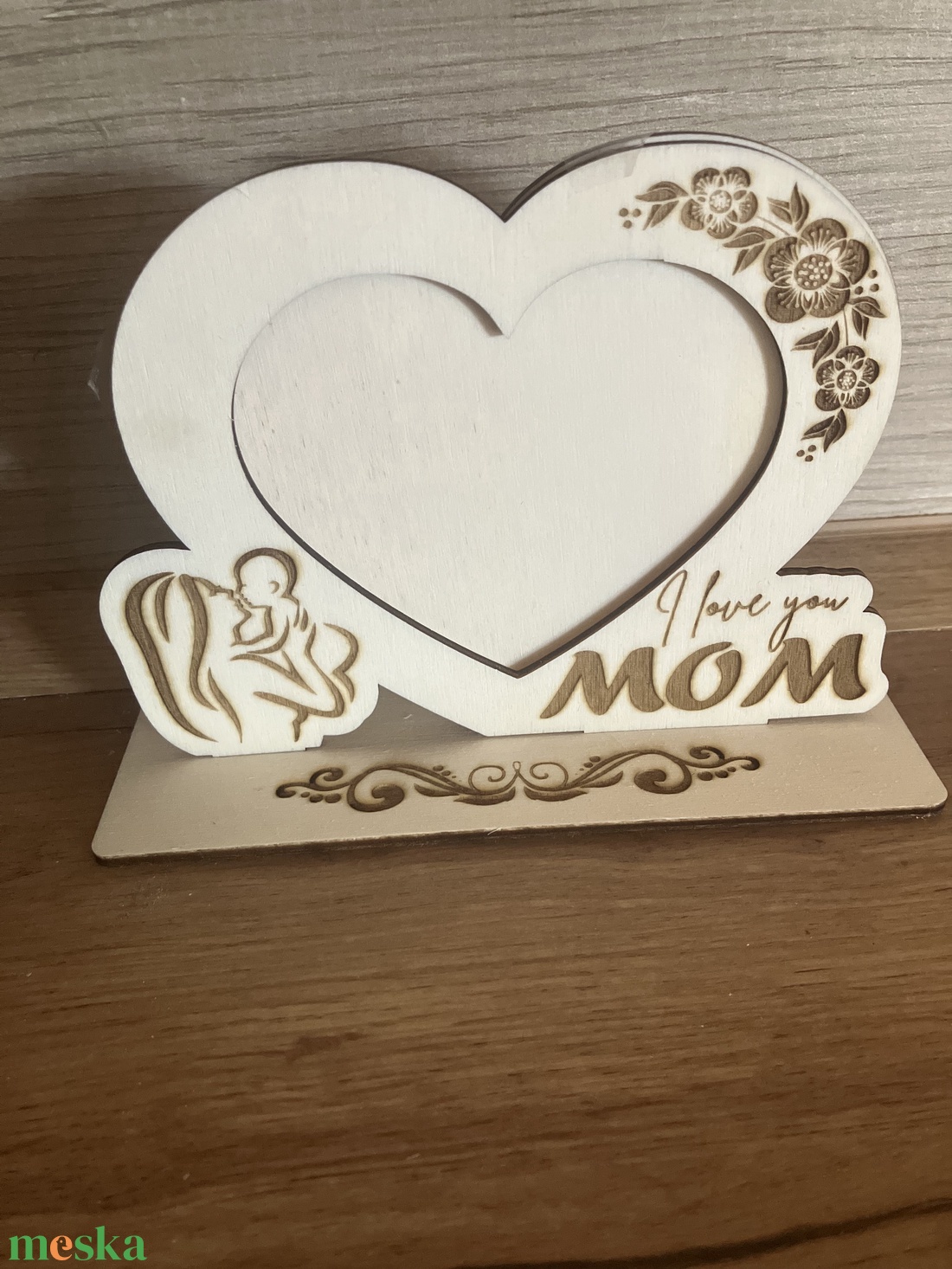 Fából k�szült képkeret, anya, anyáknapja  - otthon & életmód - dekoráció - kép & falikép - képkeret - Meska.hu