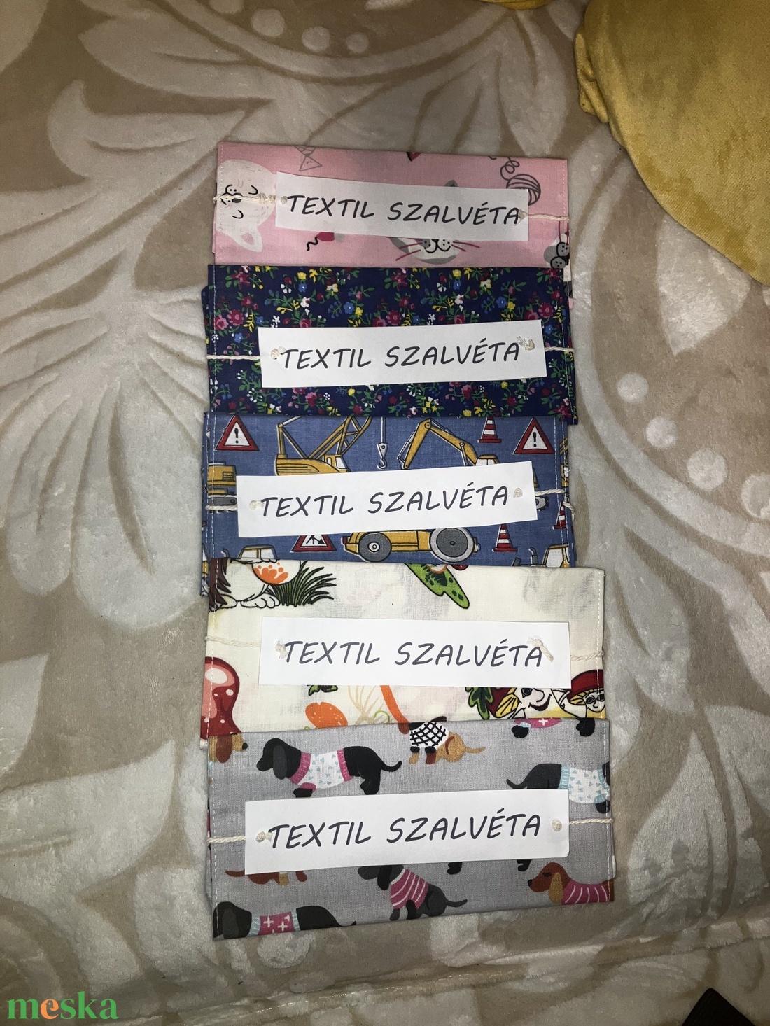 Zsebkendő tartók/ textil szalvéta - otthon & életmód - tárolás & rendszerezés - zsebkendőtartó - Meska.hu