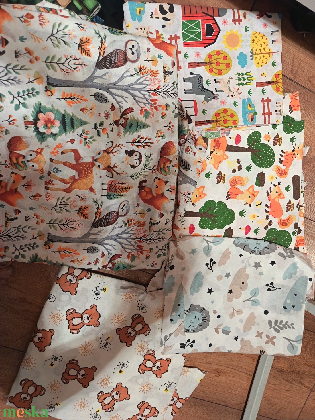 Textil szalvéta - táska & tok - uzsonna- & ebéd tartó - szendvics csomagoló - Meska.hu