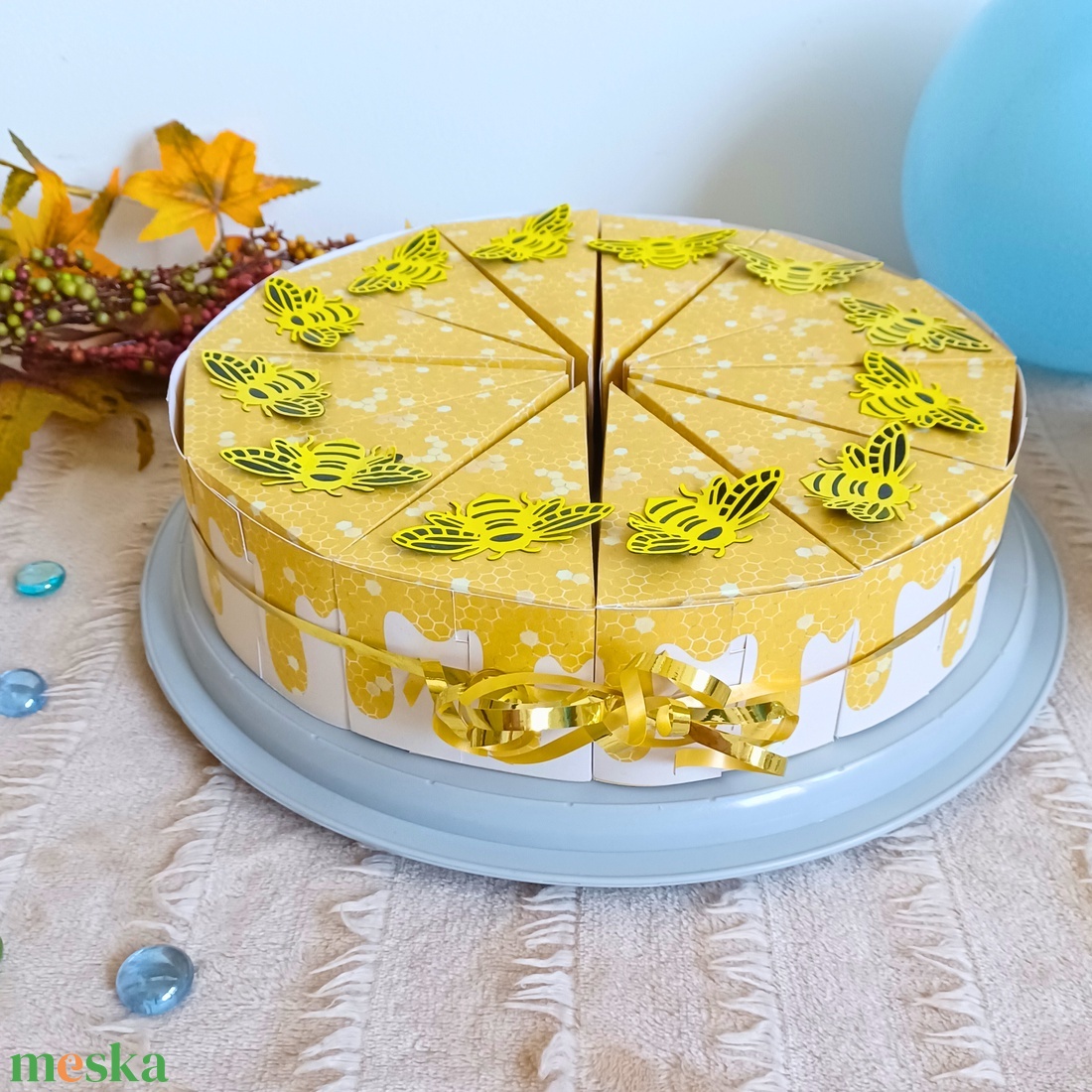 Erdő csodái papírtorta szelet, Ovis torta - otthon & életmód - papír, írószer - ajándékozás kellékei - papírtorta - Meska.hu