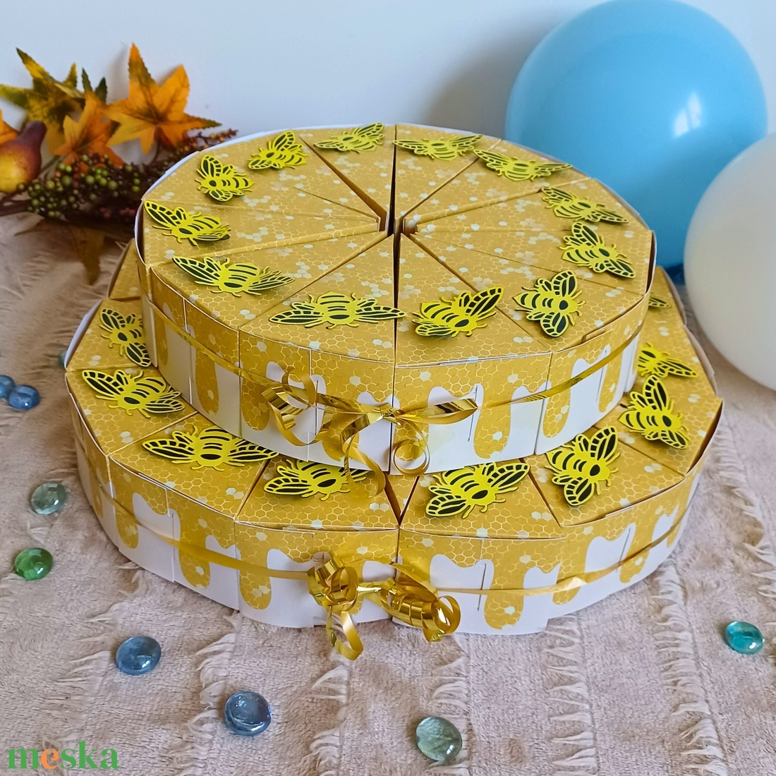 Erdő csodái papírtorta szelet, Ovis torta - otthon & életmód - papír, írószer - ajándékozás kellékei - papírtorta - Meska.hu