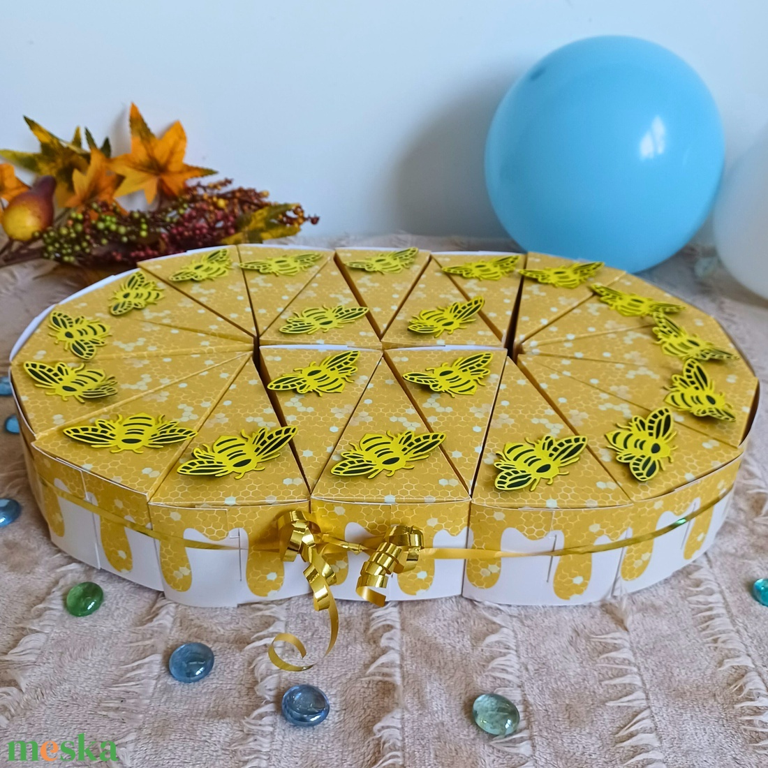 Dinnyemámor papírtorta szelet, Ovis torta - otthon & életmód - papír, írószer - ajándékozás kellékei - papírtorta - Meska.hu